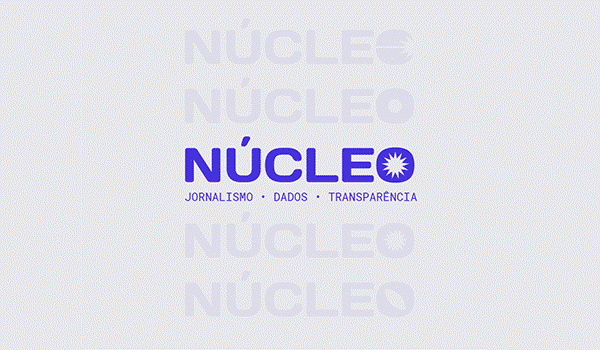 GIF flashing images of illustrations and identity assets developed for Nucleo Journalism